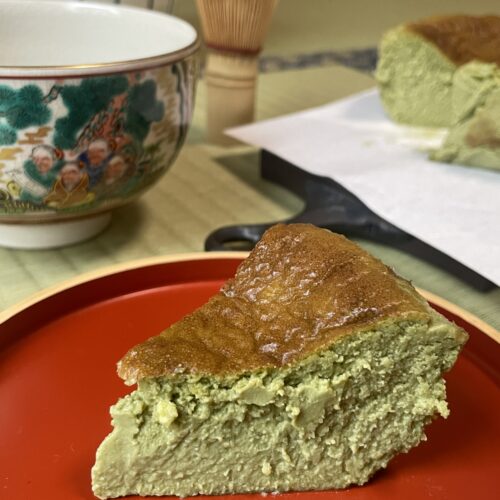 抹茶バスクチーズケーキ