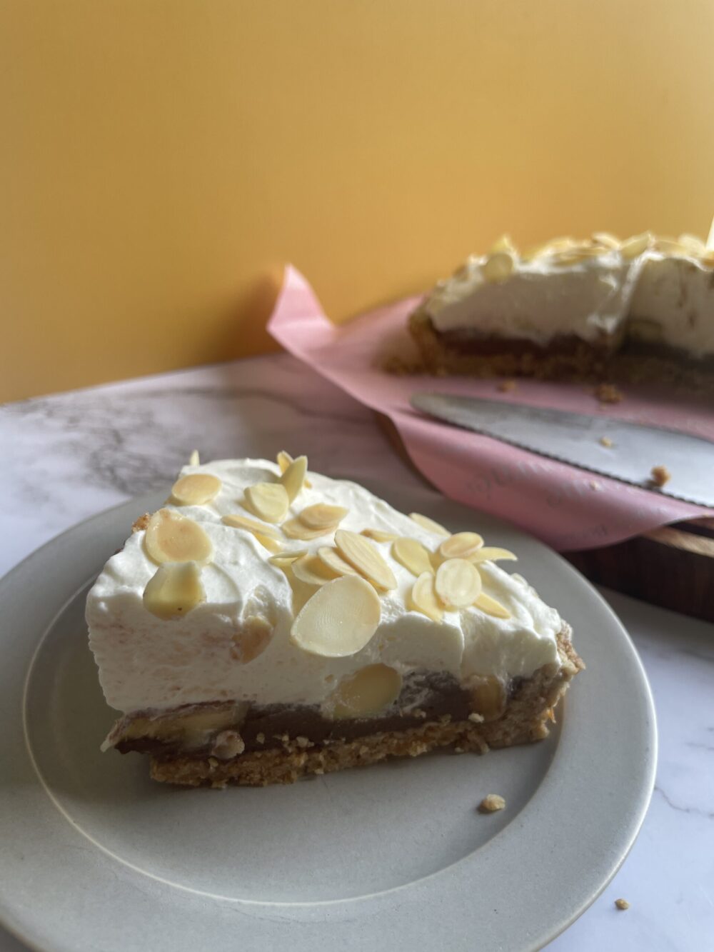 バナナチョコレートクリームパイ